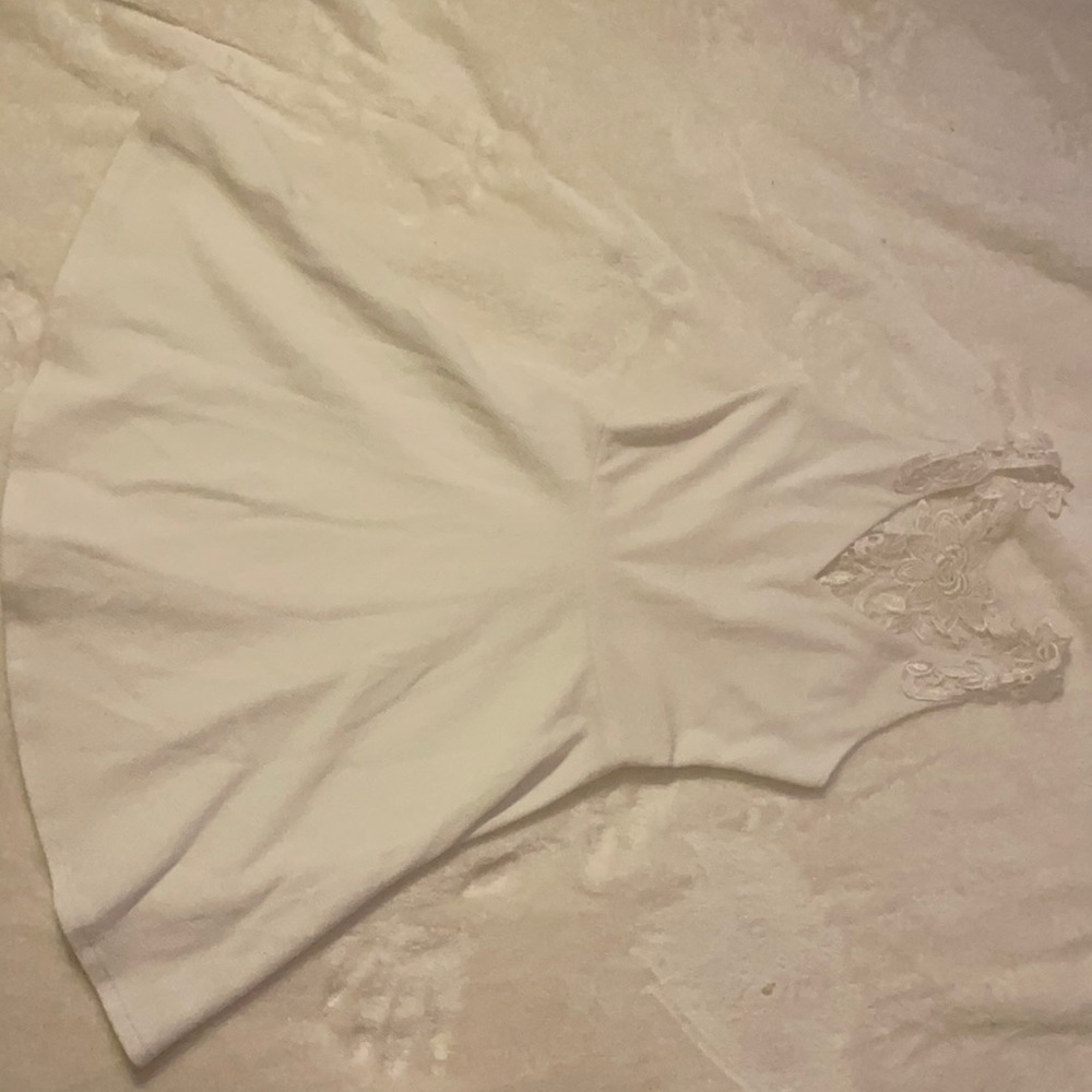 All white summer dress
